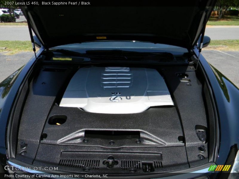 Black Sapphire Pearl / Black 2007 Lexus LS 460