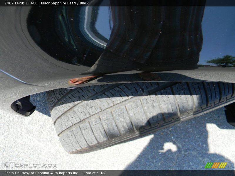 Black Sapphire Pearl / Black 2007 Lexus LS 460