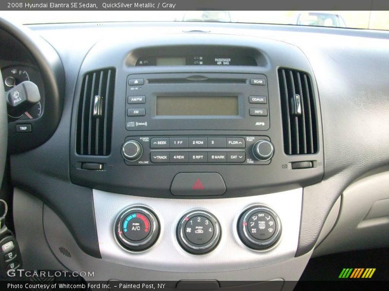 QuickSilver Metallic / Gray 2008 Hyundai Elantra SE Sedan