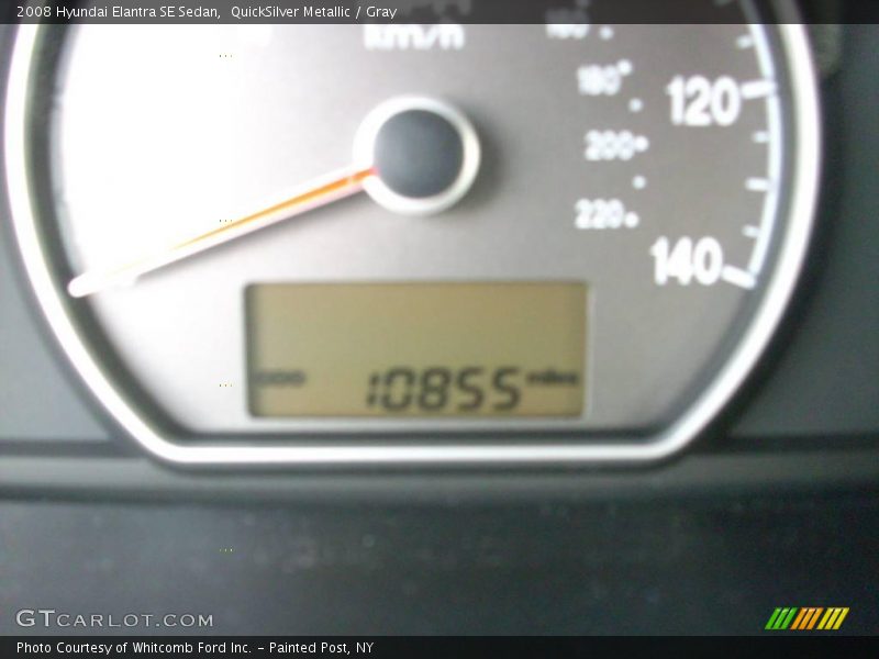 QuickSilver Metallic / Gray 2008 Hyundai Elantra SE Sedan
