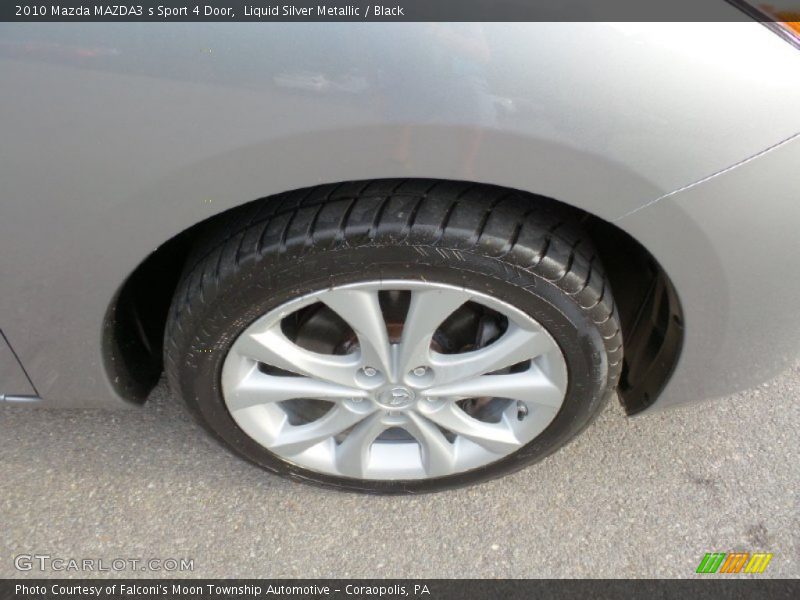 Liquid Silver Metallic / Black 2010 Mazda MAZDA3 s Sport 4 Door