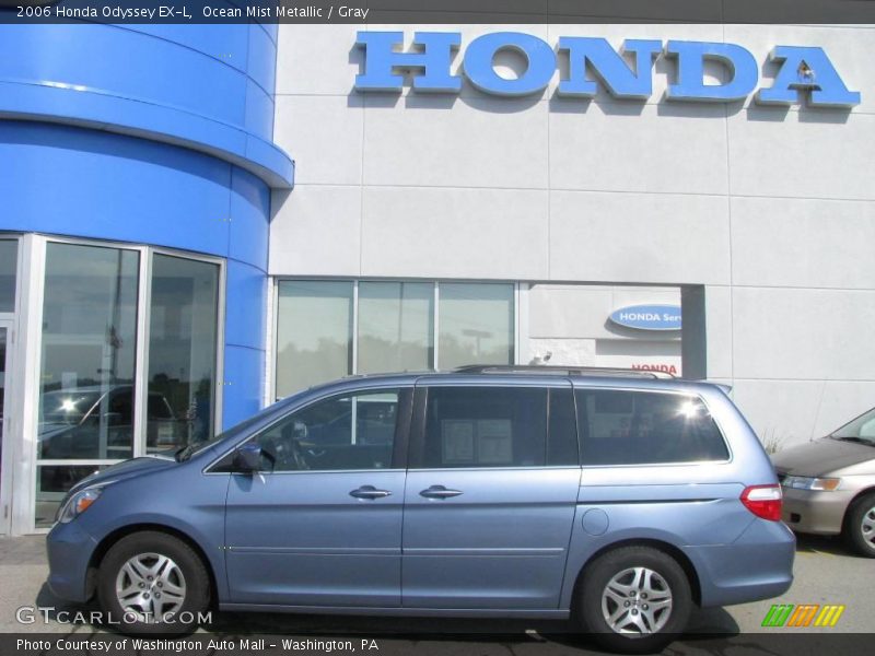 Ocean Mist Metallic / Gray 2006 Honda Odyssey EX-L