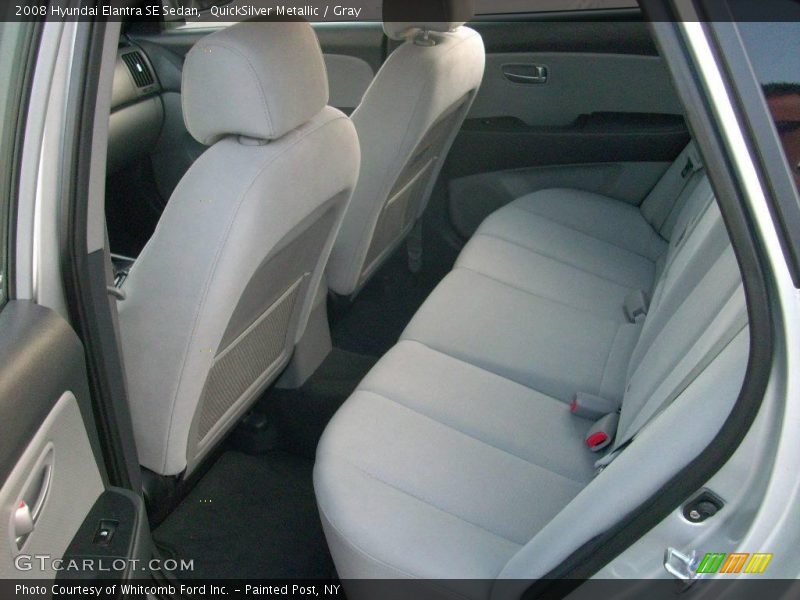 QuickSilver Metallic / Gray 2008 Hyundai Elantra SE Sedan