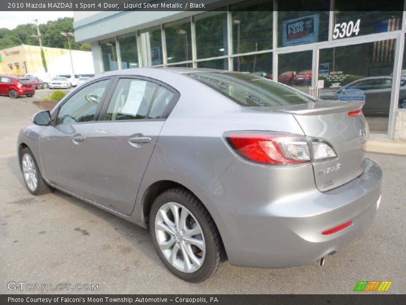 Liquid Silver Metallic / Black 2010 Mazda MAZDA3 s Sport 4 Door