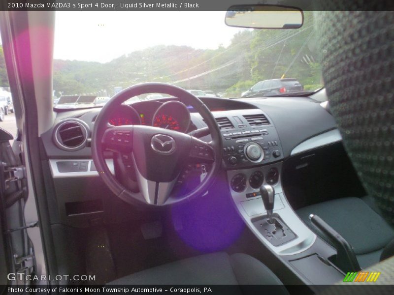 Liquid Silver Metallic / Black 2010 Mazda MAZDA3 s Sport 4 Door