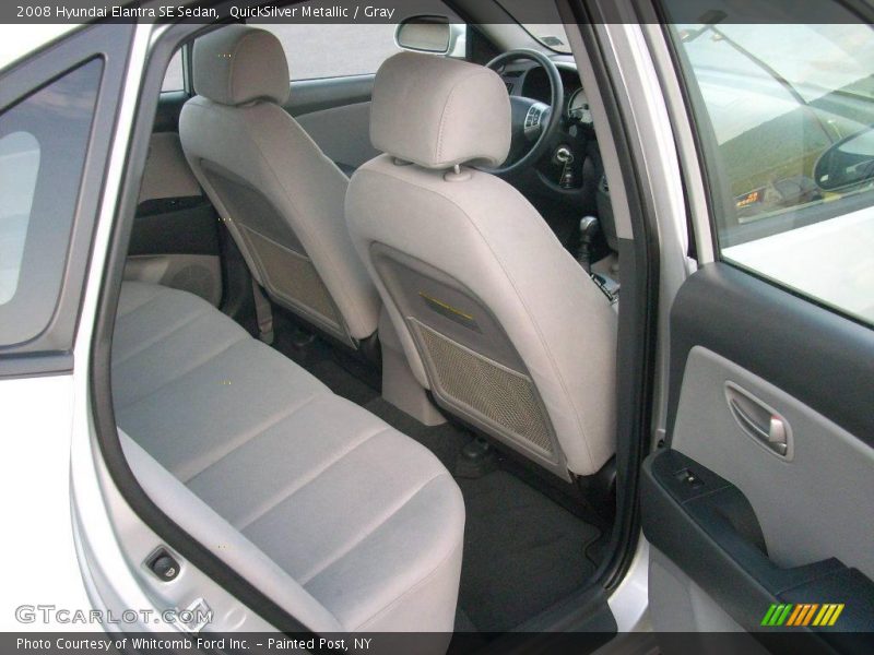 QuickSilver Metallic / Gray 2008 Hyundai Elantra SE Sedan