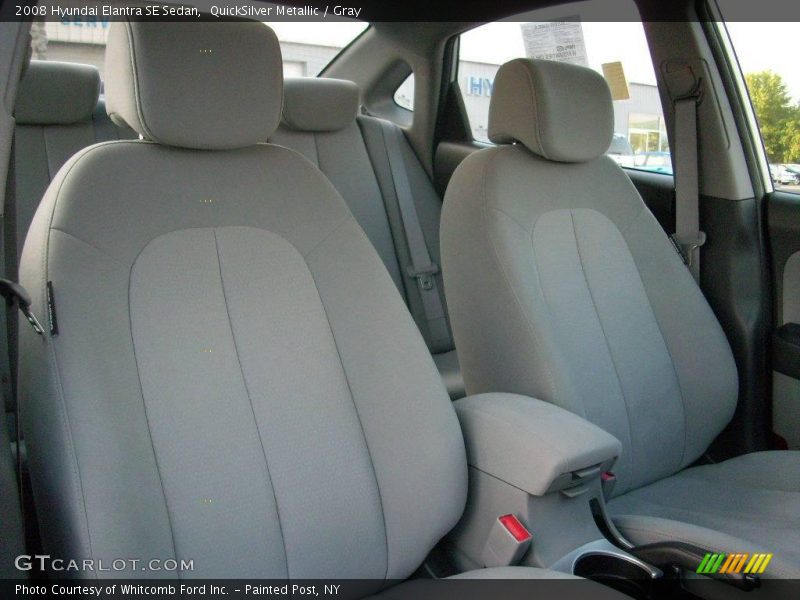 QuickSilver Metallic / Gray 2008 Hyundai Elantra SE Sedan