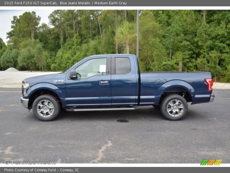  2015 F150 XLT SuperCab Blue Jeans Metallic