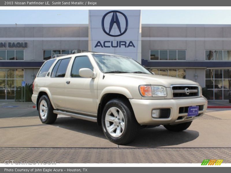 Sunlit Sand Metallic / Beige 2003 Nissan Pathfinder LE