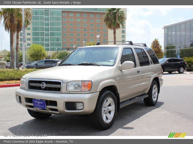 Sunlit Sand Metallic / Beige 2003 Nissan Pathfinder LE