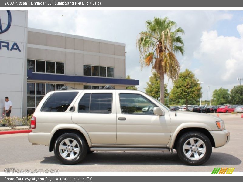  2003 Pathfinder LE Sunlit Sand Metallic