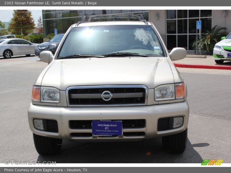 Sunlit Sand Metallic / Beige 2003 Nissan Pathfinder LE