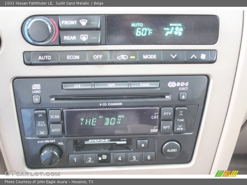 Sunlit Sand Metallic / Beige 2003 Nissan Pathfinder LE