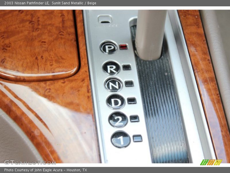 Sunlit Sand Metallic / Beige 2003 Nissan Pathfinder LE