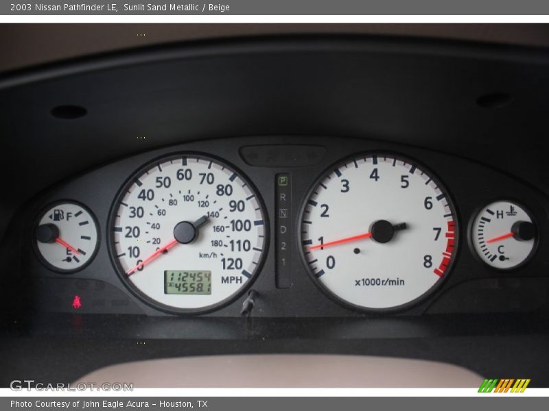 Sunlit Sand Metallic / Beige 2003 Nissan Pathfinder LE