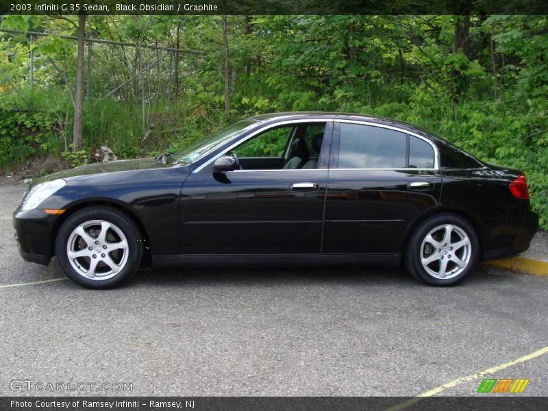 Black Obsidian / Graphite 2003 Infiniti G 35 Sedan