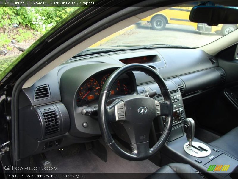 Black Obsidian / Graphite 2003 Infiniti G 35 Sedan