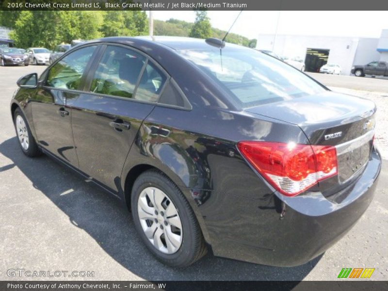Black Granite Metallic / Jet Black/Medium Titanium 2016 Chevrolet Cruze Limited LS