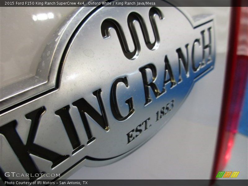 Oxford White / King Ranch Java/Mesa 2015 Ford F150 King Ranch SuperCrew 4x4