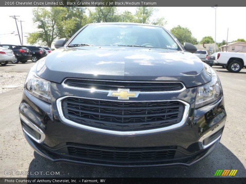 Black Granite Metallic / Jet Black/Medium Titanium 2016 Chevrolet Cruze Limited LS