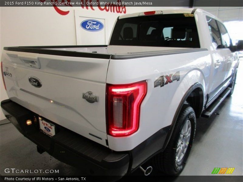 Oxford White / King Ranch Java/Mesa 2015 Ford F150 King Ranch SuperCrew 4x4