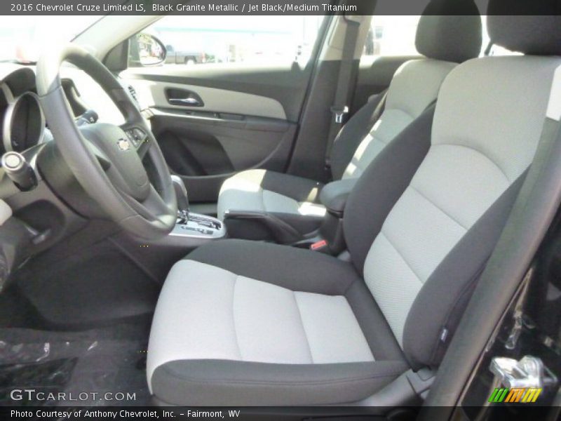 Black Granite Metallic / Jet Black/Medium Titanium 2016 Chevrolet Cruze Limited LS