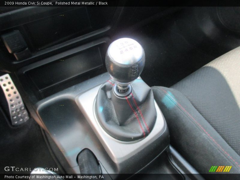 Polished Metal Metallic / Black 2009 Honda Civic Si Coupe