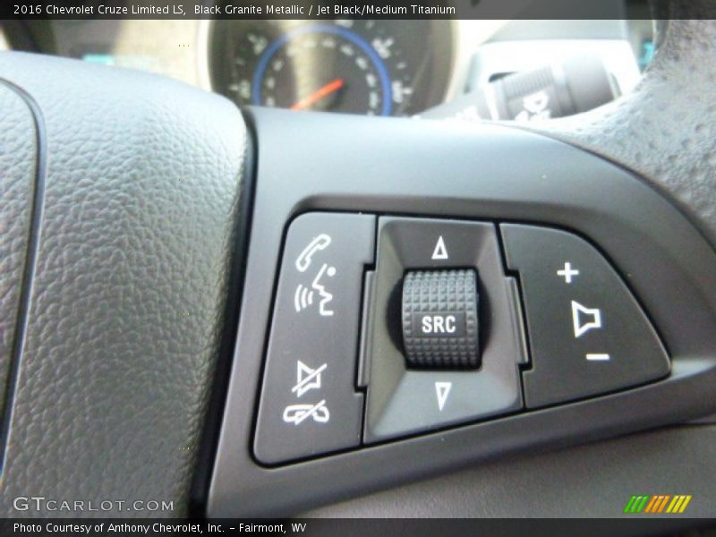 Black Granite Metallic / Jet Black/Medium Titanium 2016 Chevrolet Cruze Limited LS