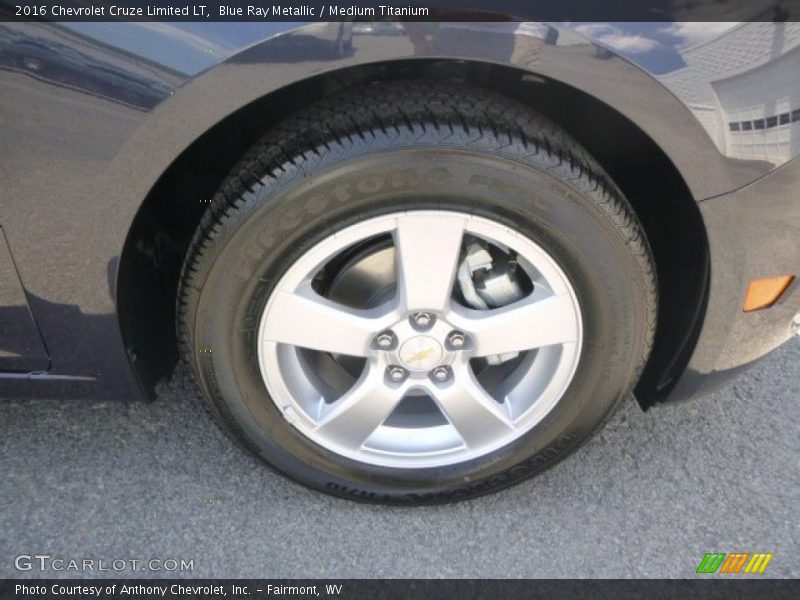 Blue Ray Metallic / Medium Titanium 2016 Chevrolet Cruze Limited LT