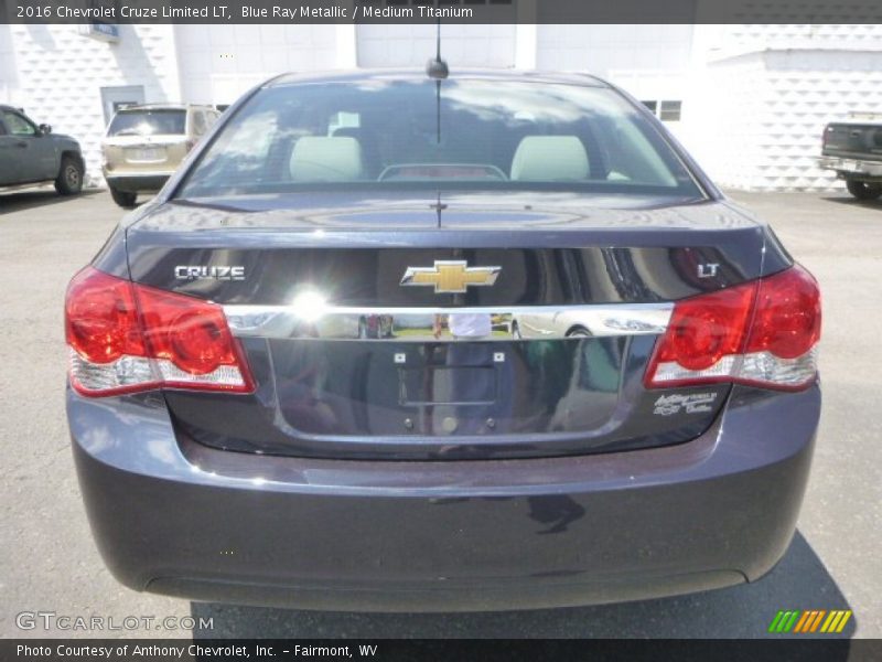 Blue Ray Metallic / Medium Titanium 2016 Chevrolet Cruze Limited LT