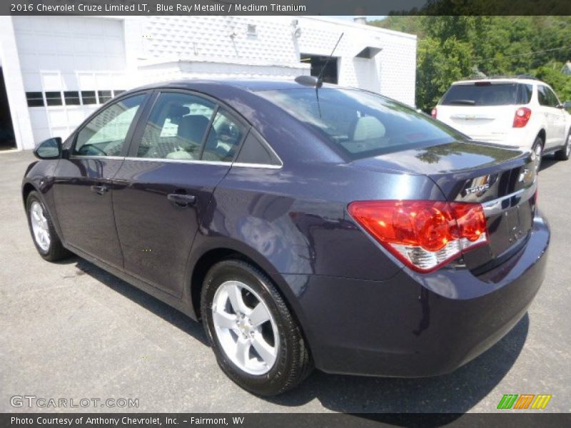 Blue Ray Metallic / Medium Titanium 2016 Chevrolet Cruze Limited LT