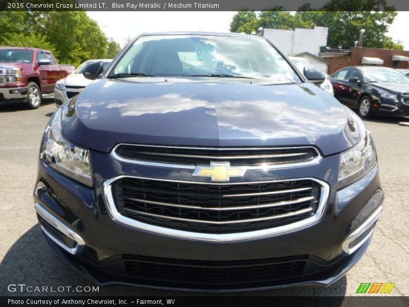Blue Ray Metallic / Medium Titanium 2016 Chevrolet Cruze Limited LT