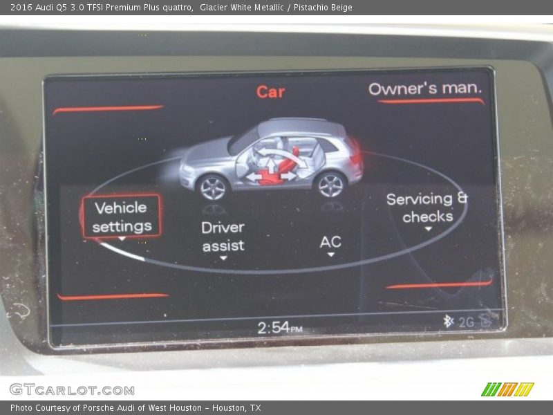 Glacier White Metallic / Pistachio Beige 2016 Audi Q5 3.0 TFSI Premium Plus quattro