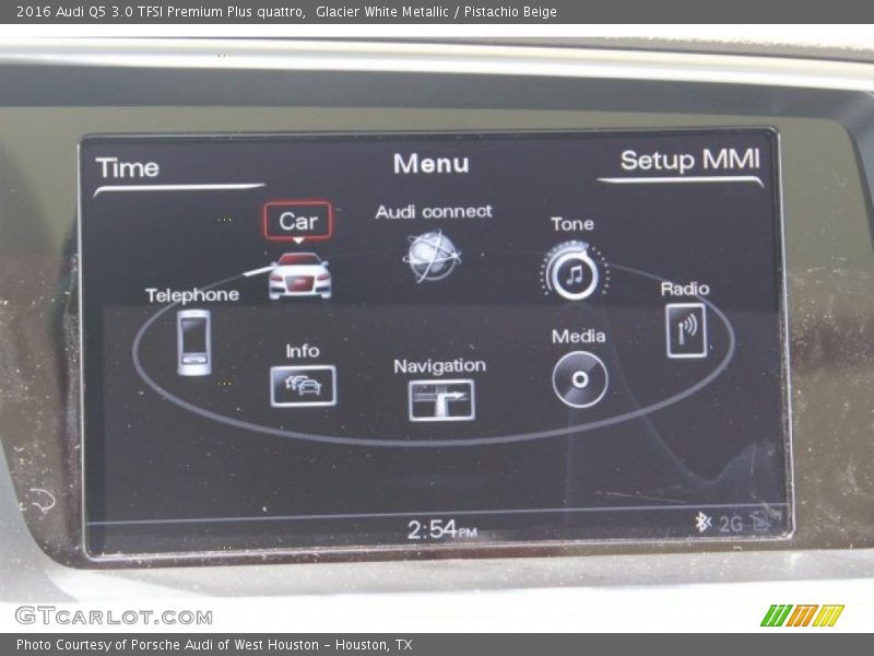 Glacier White Metallic / Pistachio Beige 2016 Audi Q5 3.0 TFSI Premium Plus quattro