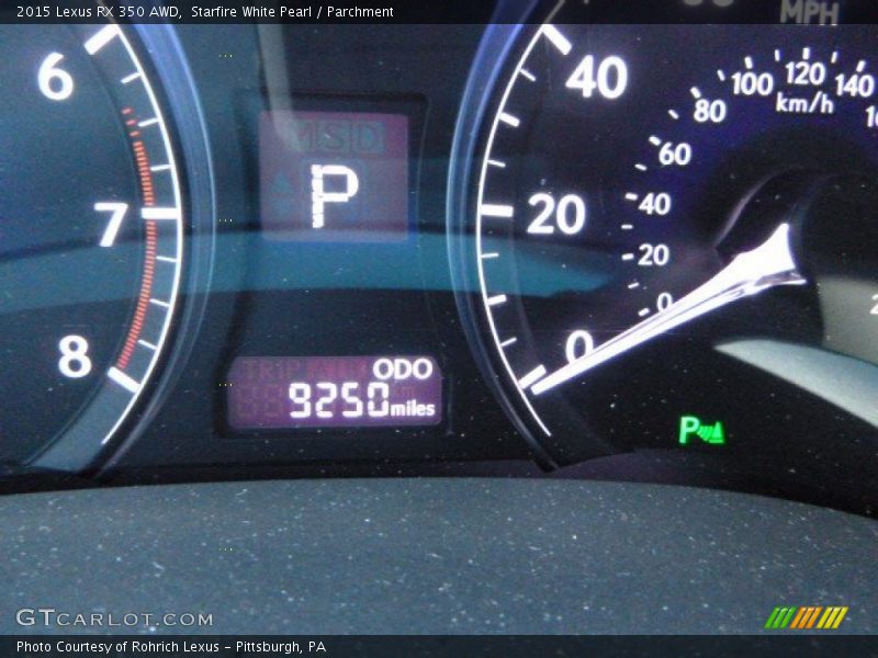 Starfire White Pearl / Parchment 2015 Lexus RX 350 AWD