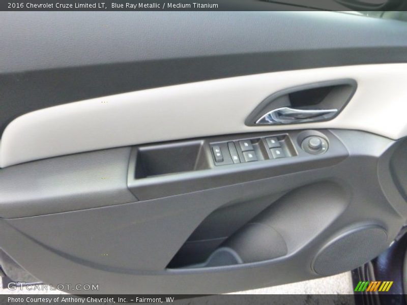 Blue Ray Metallic / Medium Titanium 2016 Chevrolet Cruze Limited LT