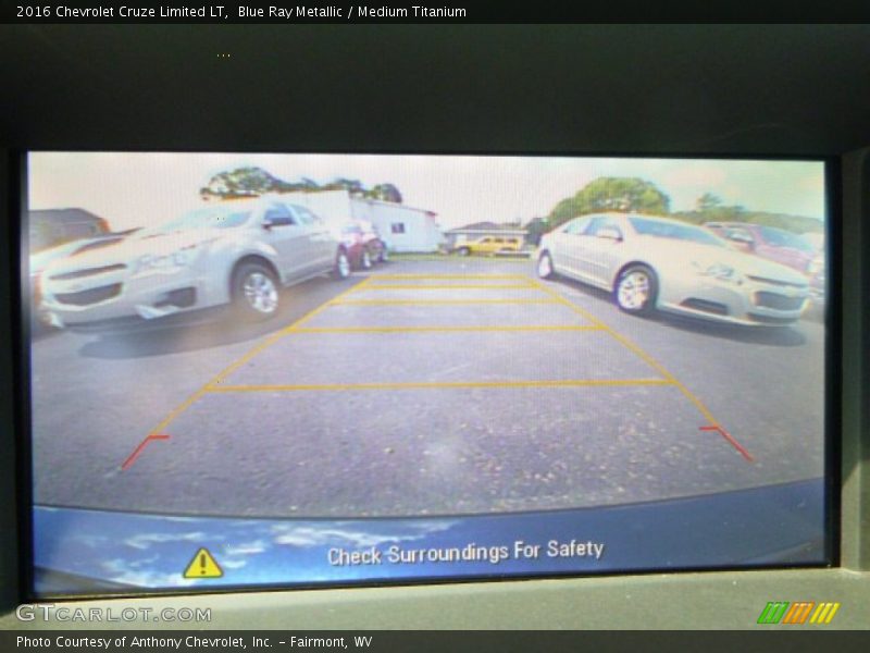 Blue Ray Metallic / Medium Titanium 2016 Chevrolet Cruze Limited LT