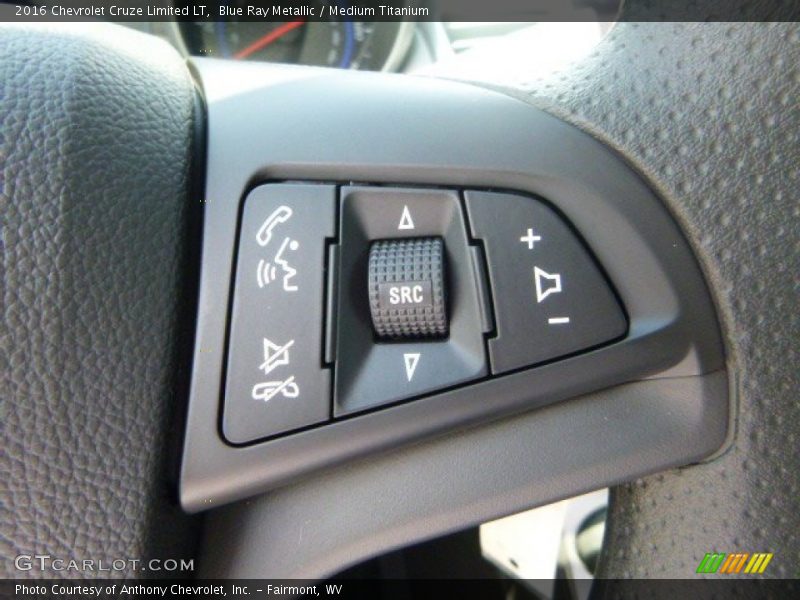 Blue Ray Metallic / Medium Titanium 2016 Chevrolet Cruze Limited LT