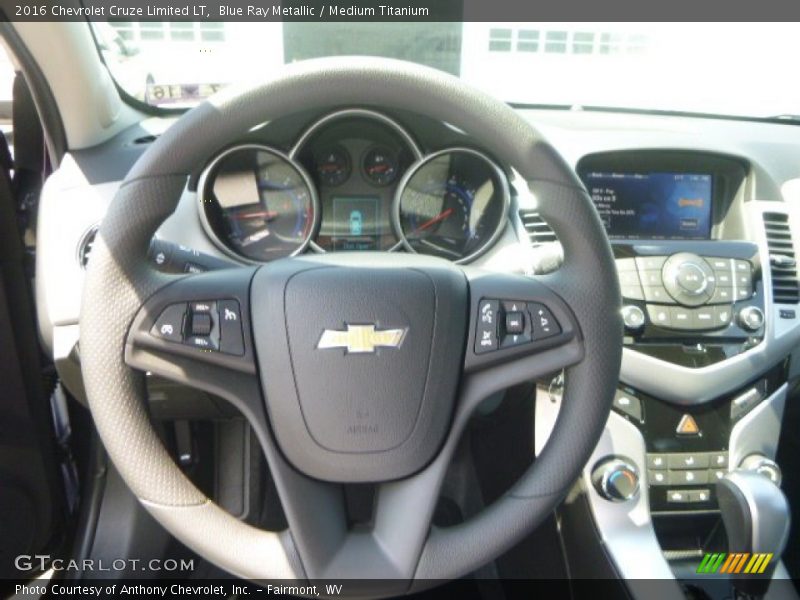 Blue Ray Metallic / Medium Titanium 2016 Chevrolet Cruze Limited LT