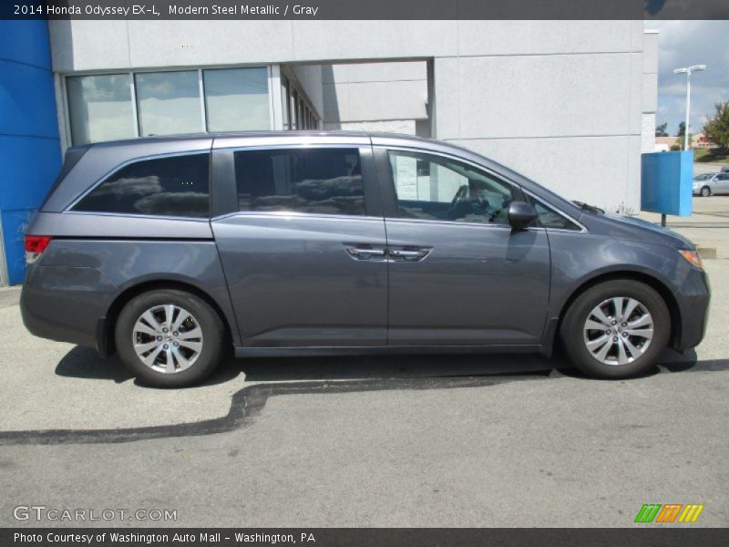 Modern Steel Metallic / Gray 2014 Honda Odyssey EX-L