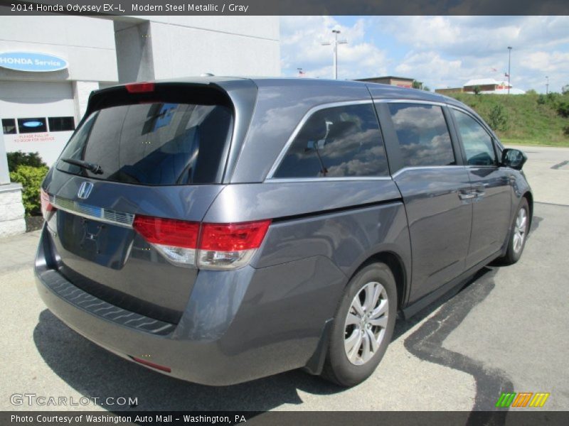 Modern Steel Metallic / Gray 2014 Honda Odyssey EX-L