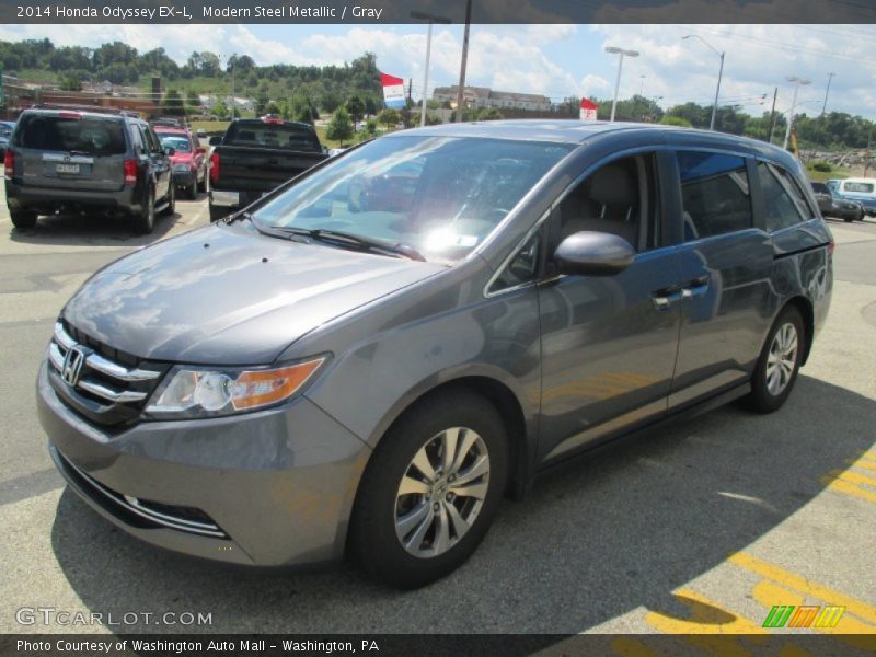 Modern Steel Metallic / Gray 2014 Honda Odyssey EX-L