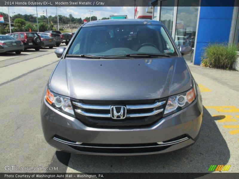 Modern Steel Metallic / Gray 2014 Honda Odyssey EX-L