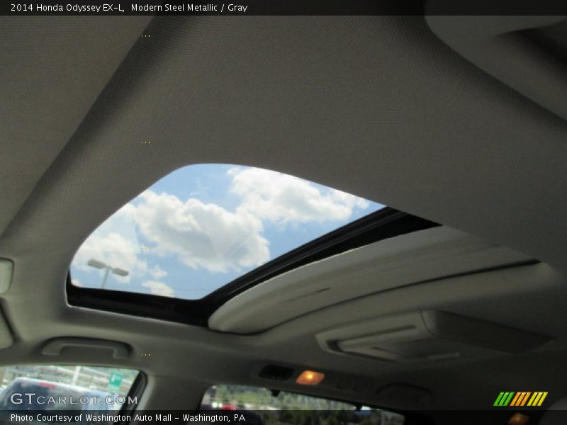 Modern Steel Metallic / Gray 2014 Honda Odyssey EX-L