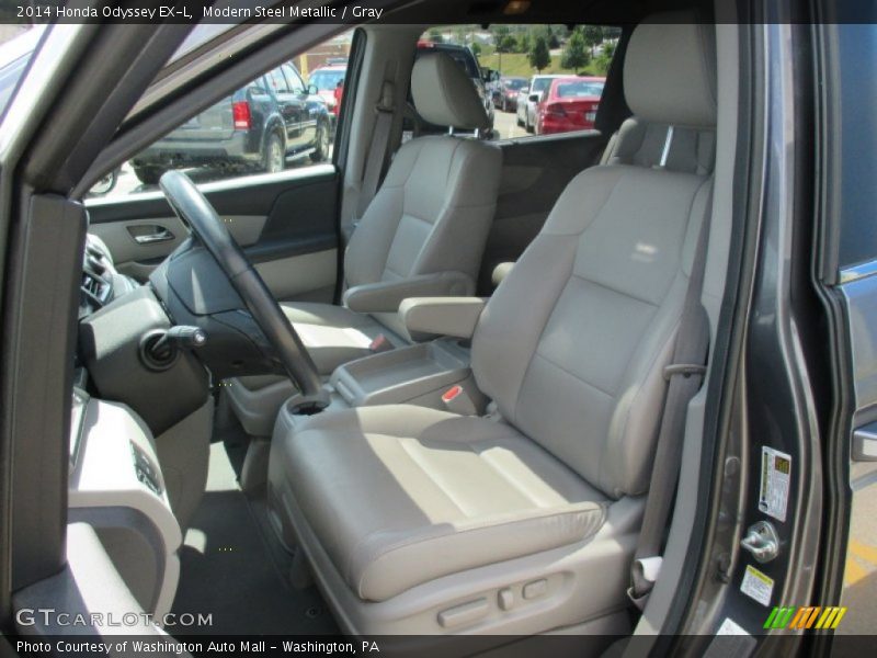 Modern Steel Metallic / Gray 2014 Honda Odyssey EX-L