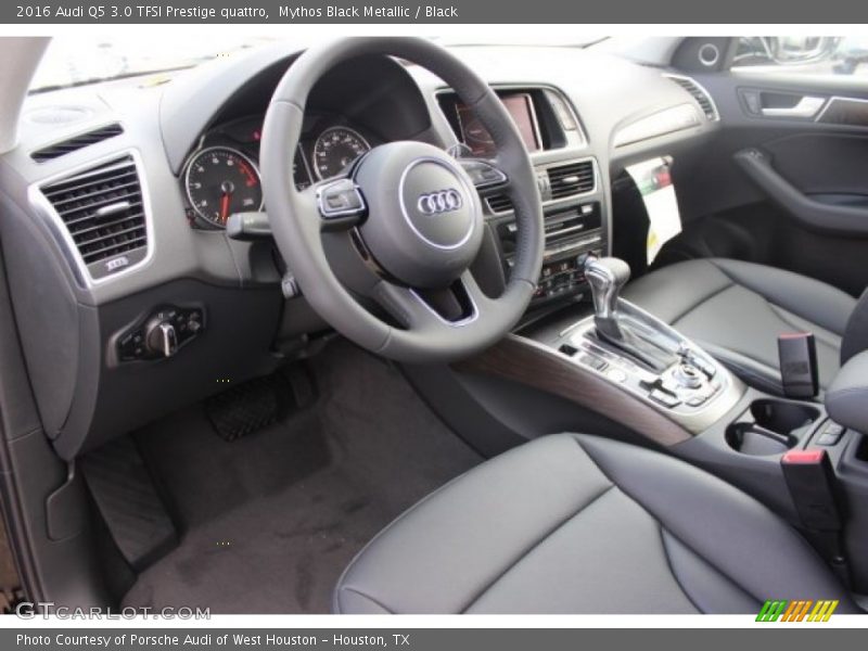 Mythos Black Metallic / Black 2016 Audi Q5 3.0 TFSI Prestige quattro