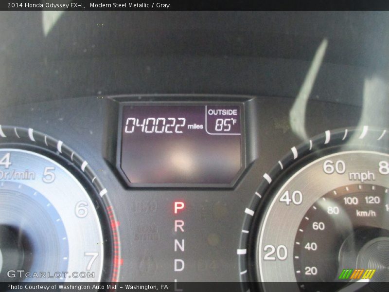 Modern Steel Metallic / Gray 2014 Honda Odyssey EX-L