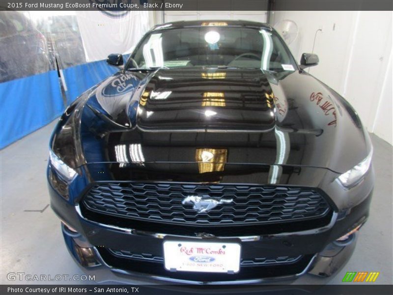Black / Ebony 2015 Ford Mustang EcoBoost Premium Coupe