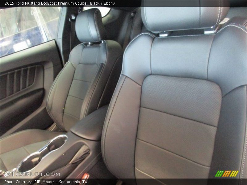 Black / Ebony 2015 Ford Mustang EcoBoost Premium Coupe