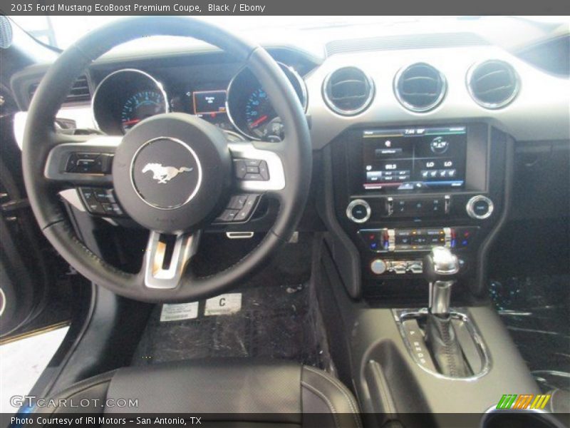Black / Ebony 2015 Ford Mustang EcoBoost Premium Coupe
